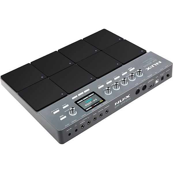 Open Box NUX DP-2000 Digital Percussion Pad with 8 Velocity Sensitive Pads, FX, and Bluetooth Level 1 Black