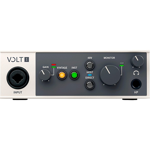 Universal Audio Volt 1 With Harbinger Studio Monitor Pair, Stands & Cables SM508