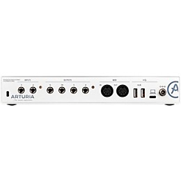 Arturia Minifuse 4 with Harbinger Studio Monitor Pair (Stands & Cables Included) SM505 White