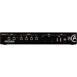 Arturia Minifuse 4 with Harbinger Studio Monitor Pair (Stands & Cables Included) SM505 Black