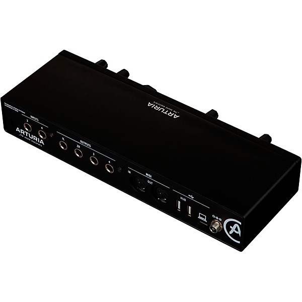 Arturia Minifuse 4 with Harbinger Studio Monitor Pair (Stands & Cables Included) SM505 Black