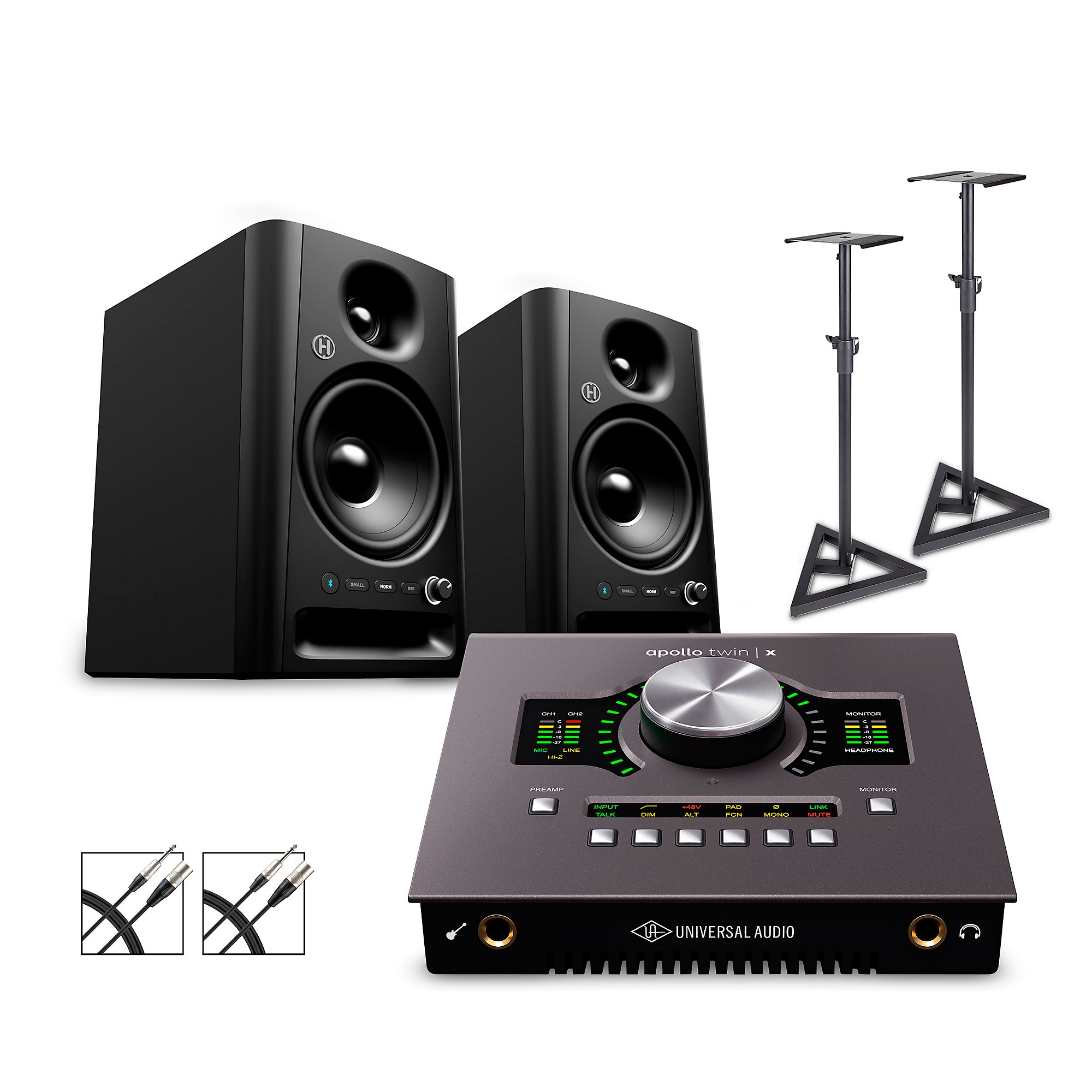 Universal Audio Apollo Twin X Duo With Harbinger Studio Monitor 