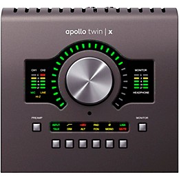 Universal Audio Apollo Twin X Duo With Harbinger Studio Monitor Pair, Stands & Cables SM505
