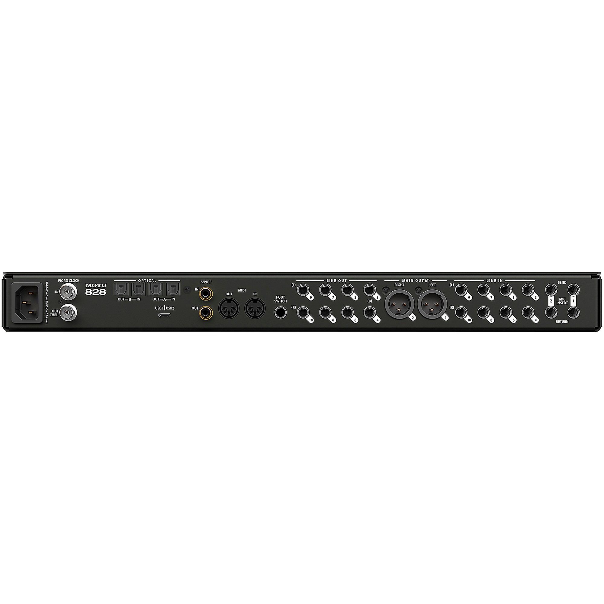 MOTU 828 28 x 32 USB 3.0 Audio Interface | Guitar Center