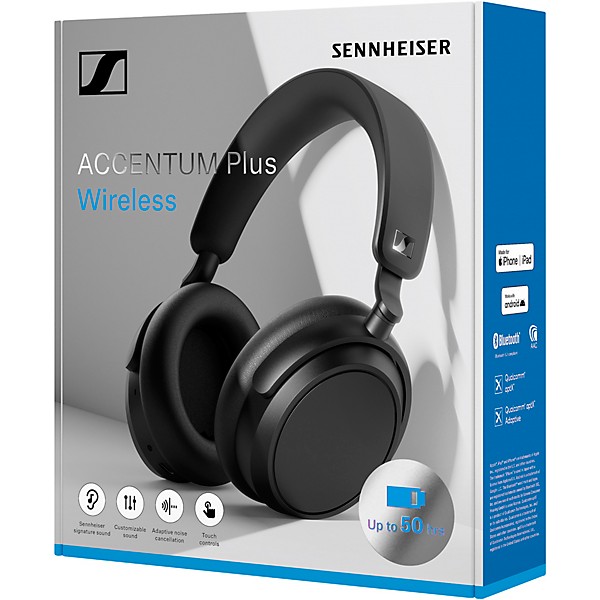 Sennheiser Accentum Plus Wireless Black Black