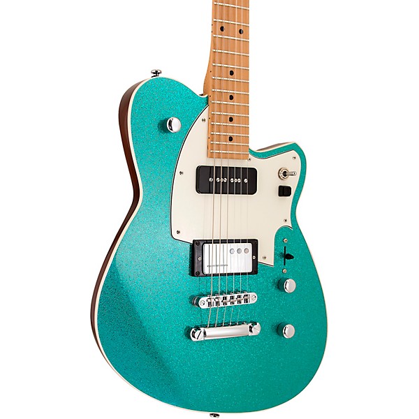 Reverend Chris Freeman Signature Electric Guitar Turquoise Sparkle