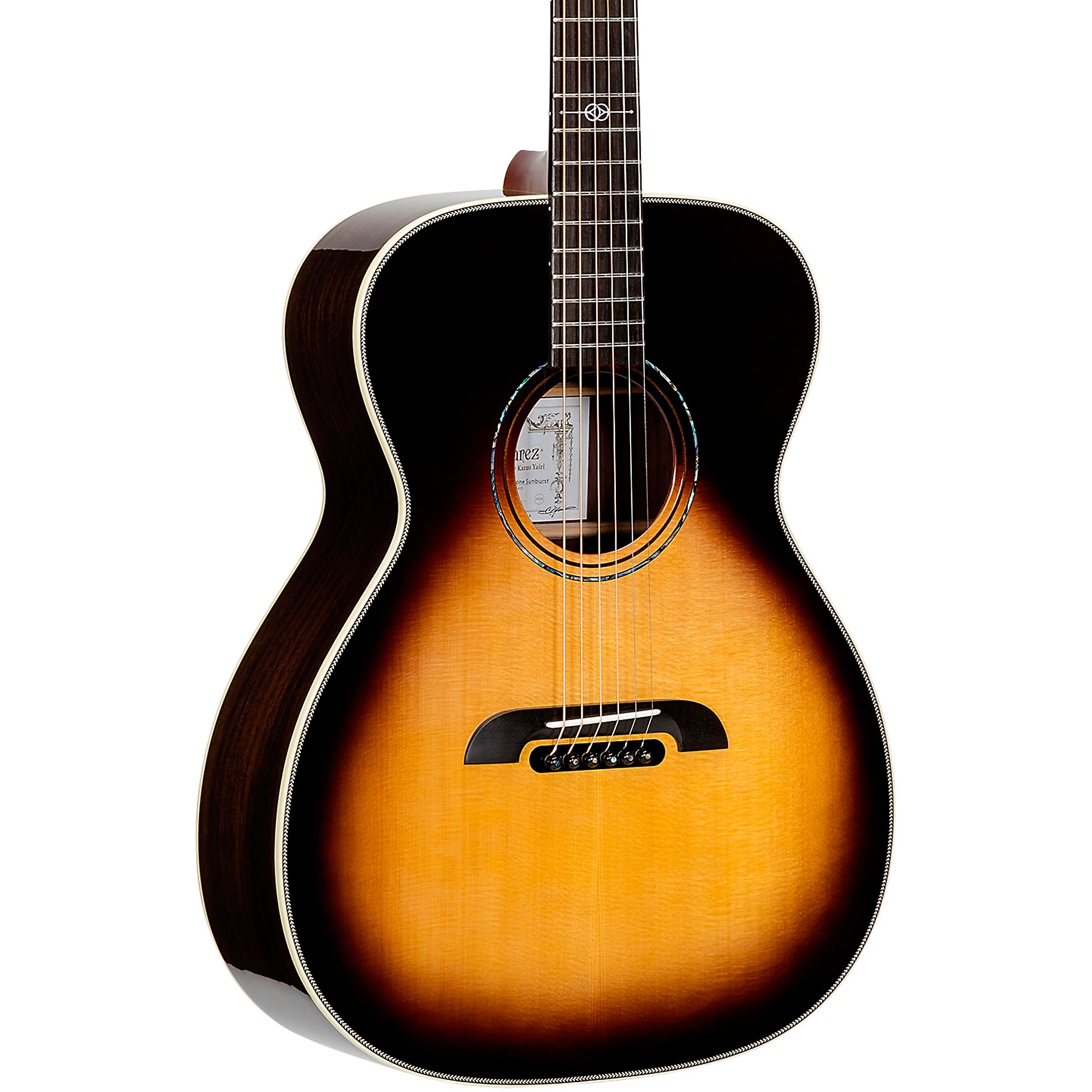 Platinum Alvarez Yairi FYM70 Herringbone Folk-OM Acoustic