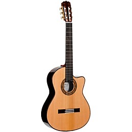 Alvarez Yairi CYM75ce Cutaway Nylon-String Classical Acoustic-Electric Guitar Natural