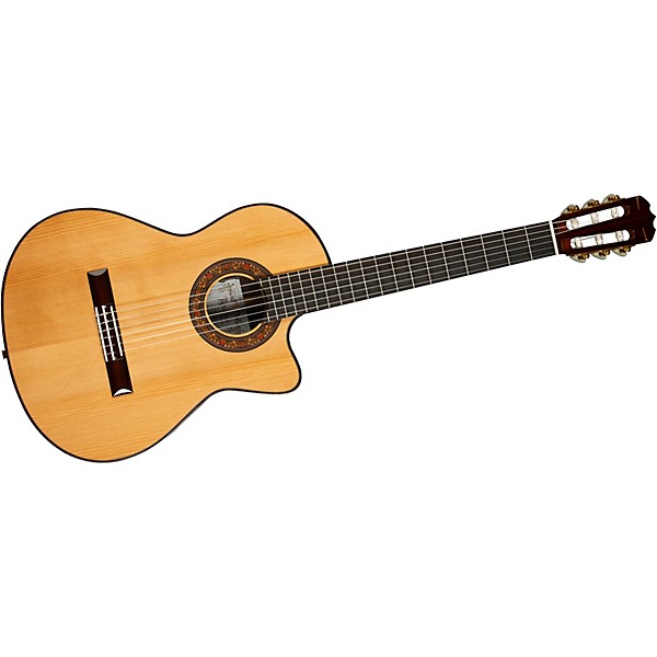 Alvarez Yairi CYM75ce Cutaway Nylon-String Classical Acoustic-Electric Guitar Natural