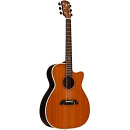 Alvarez Yairi FYM74ce Cutaway Folk-OM Acoustic-Electric Guitar Natural