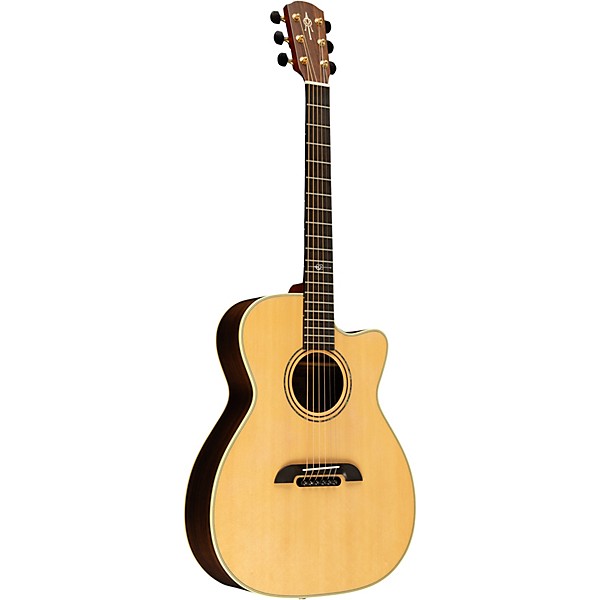 Alvarez Yairi FYM70ce Cutaway Folk-OM Acoustic-Electric Guitar Natural