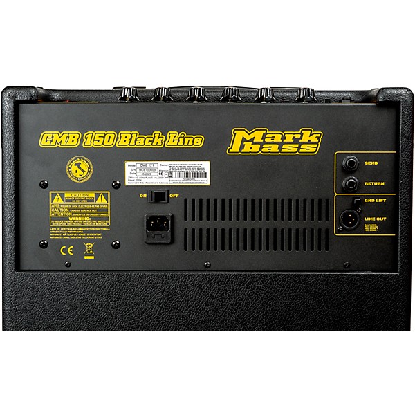 Markbass CMB 151 Black Line 150W 1x15 Combo Bass Amp Black