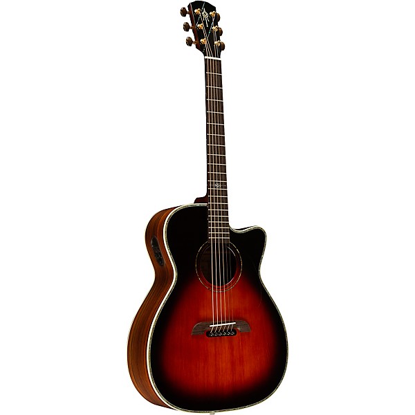 Alvarez Yairi WY1 Cutaway Folk-OM Acoustic-Electric Guitar Sunburst