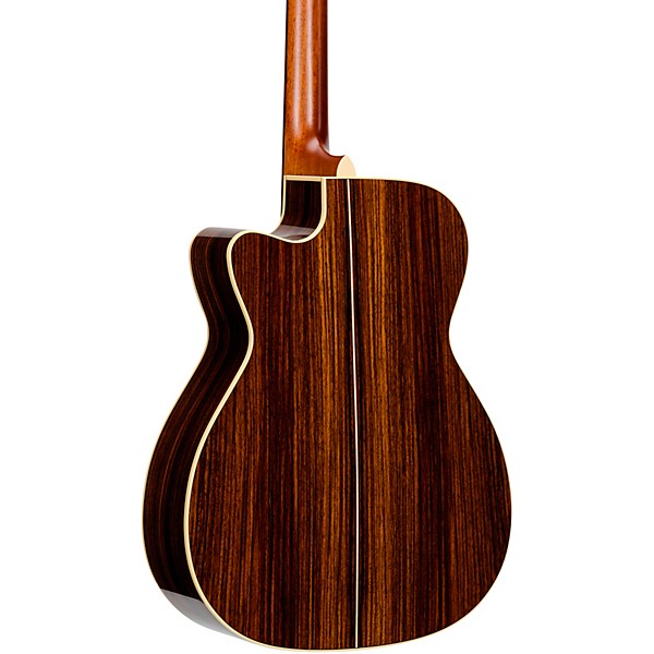 Alvarez Yairi FY70ce Cutaway Folk-OM Acoustic-Electric Guitar Natural
