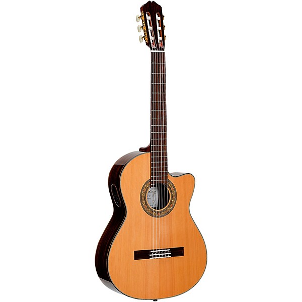 Alvarez Yairi CY75ce Cutaway Nylon-String Classical Acoustic-Electric Guitar Natural