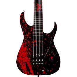 Schecter Guitar Research Sullivan King Banshee-7 FR-S Electric Guitar Obsidian Blood