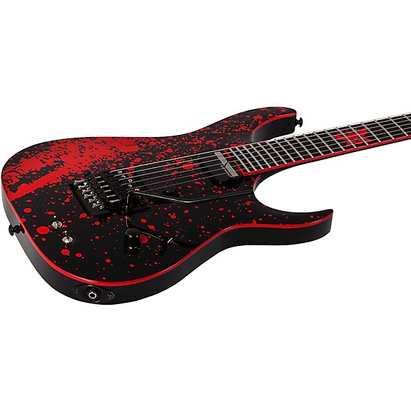 Schecter Guitar Research Sullivan King Banshee-6 FR-S Electric Guitar Obsidian Blood