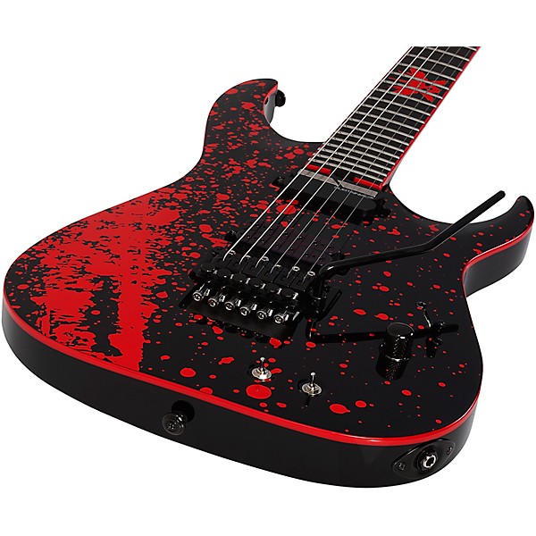 Schecter Guitar Research Sullivan King Banshee-6 FR-S Electric Guitar Obsidian Blood