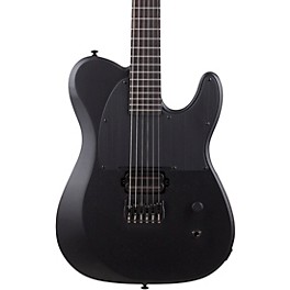 Schecter Guitar Research PT Black Ops Electric Guitar Satin Black Open Pore