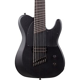 Blemished Schecter Guitar Research PT-8 MS Black Ops Electric Guitar Level 2 Satin Black Open Pore 197881211684