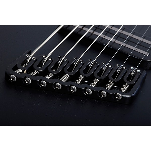 Schecter Guitar Research PT-8 MS Black Ops Electric Guitar Satin Black Open Pore