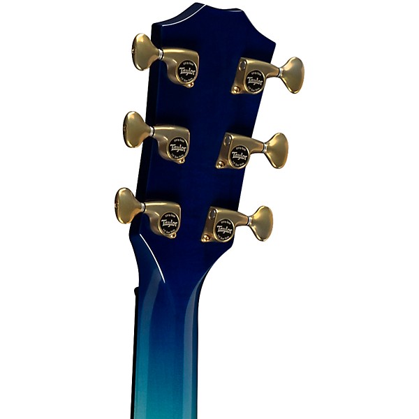 Taylor Custom All Urban Ash 12-Fret Grand Concert Acoustic-Electric Guitar Ombre Blue