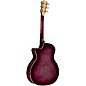 Taylor Custom Sitka Spruce-Flamed Maple Grand Auditorium Acoustic-Electric Guitar Lilac Wine