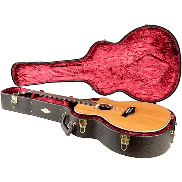 Taylor Custom Sitka Spruce-Flamed Maple Grand Auditorium Acoustic-Electric Guitar Lilac Wine