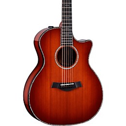 Taylor Custom Sinker Redwood-Red Ironbark Grand Auditorium Acoustic-Electric Guitar Shaded Edge Burst