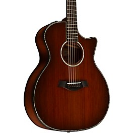 Taylor Custom Sinker Redwood-Red Ironbark Grand Auditorium Acoustic-Electric Guitar Shaded Edge Burst