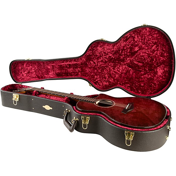 Taylor Custom Sinker Redwood-Red Ironbark Grand Auditorium Acoustic-Electric Guitar Shaded Edge Burst