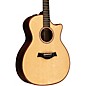 Taylor Custom Bearclaw Sitka Spruce-East Indian Rosewood Grand Auditorium Acoustic-Electric Guitar Natural thumbnail