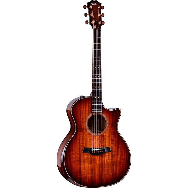 Taylor Custom All Hawaiian Koa Grand Auditorium Acoustic-Electric Guitar Shaded Edge Burst