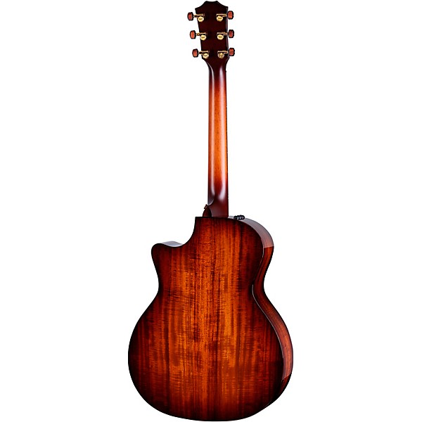 Taylor Custom All Hawaiian Koa Grand Auditorium Acoustic-Electric Guitar Shaded Edge Burst