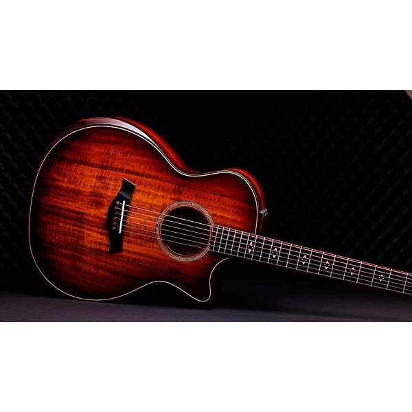 Taylor Custom All Hawaiian Koa Grand Auditorium Acoustic-Electric Guitar Shaded Edge Burst