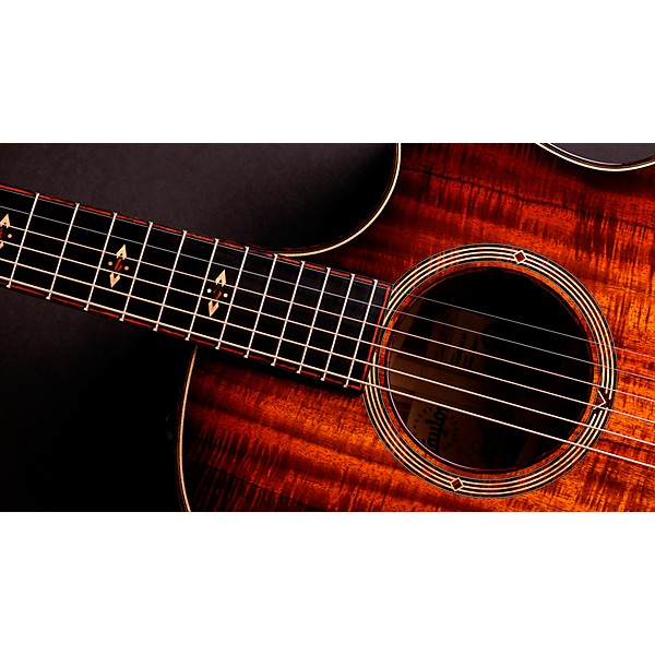 Taylor Custom All Hawaiian Koa Grand Auditorium Acoustic-Electric Guitar Shaded Edge Burst