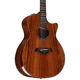 Taylor Custom All Claro Walnut Grand Auditorium Acoustic-Electric Guitar Natural