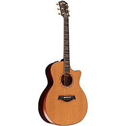 Taylor Custom Red Western Cedar-Red Ironbark Grand Auditorium Acoustic-Electric Guitar Red Mahogany