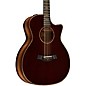 Taylor Custom Lutz Spruce-Black Limba Baritone 8-String Grand Auditorium Acoustic-Electric Guitar Chocolate Burgundy thumbnail