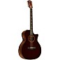 Taylor Custom Lutz Spruce-Black Limba Baritone 8-String Grand Auditorium Acoustic-Electric Guitar Chocolate Burgundy