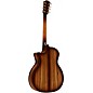 Taylor Custom Lutz Spruce-Black Limba Baritone 8-String Grand Auditorium Acoustic-Electric Guitar Chocolate Burgundy