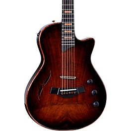 Taylor Custom T5z Figured Walnut-Urban Ash Acoustic-Electric Guitar Shaded Edge Burst