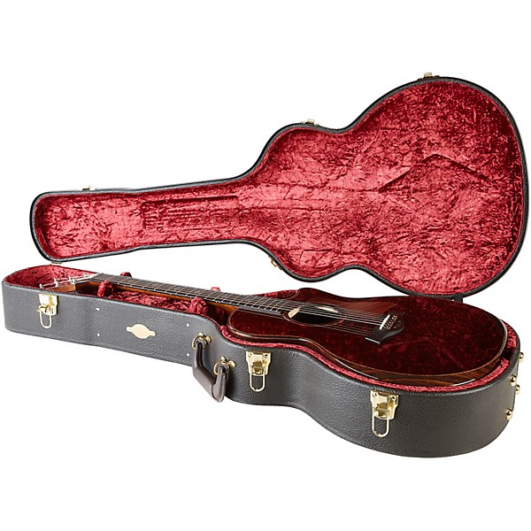 Taylor Custom Western Red Cedar-East Indian Rosewood Grand Auditorium Acoustic-Electric Guitar Brown Sugar Mocha