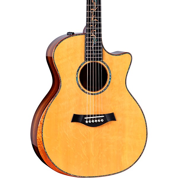 Taylor Custom Bearclaw Sitka Spruce-Bocote Grand Auditorium Acoustic-Electric Guitar Shaded Edge Burst