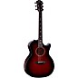 Taylor Custom All Urban Ash Grand Auditorium Acoustic-Electric Guitar Red Mahogany Edgeburst