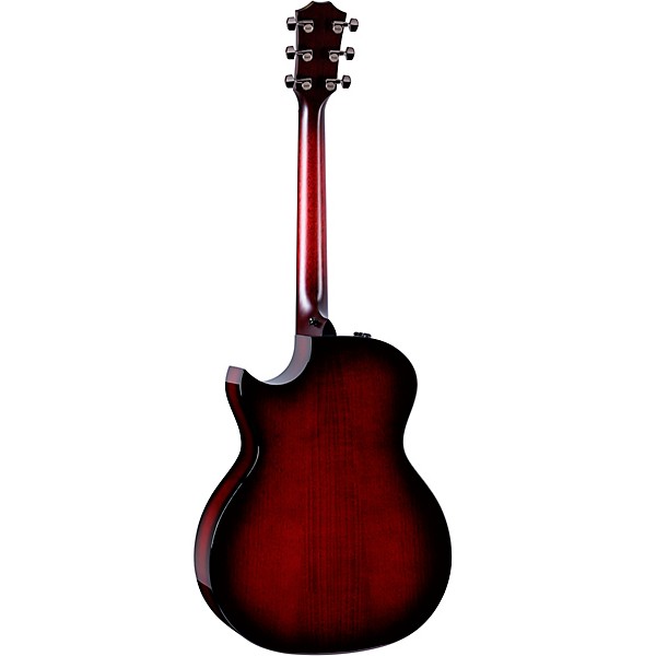 Taylor Custom All Urban Ash Grand Auditorium Acoustic-Electric Guitar Red Mahogany Edgeburst