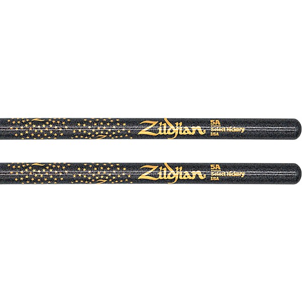 Zildjian Limited-Edition Z Custom Black Chroma Drum Sticks 5A Nylon