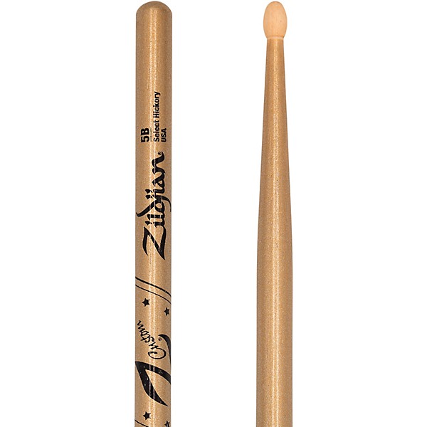 Zildjian Limited-Edition Z Custom Gold Chroma Drum Sticks 5B Wood