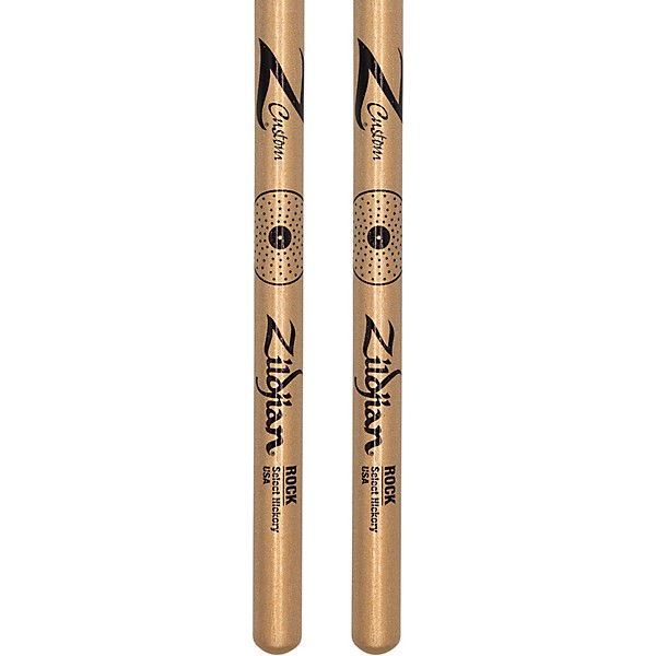 Zildjian Limited-Edition Z Custom Gold Chroma Drum Sticks 5B Nylon
