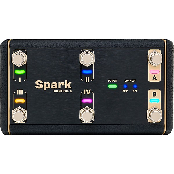Open Box Positive Grid Spark Control X Wireless Footswitch for Spark Series Amps Level 1